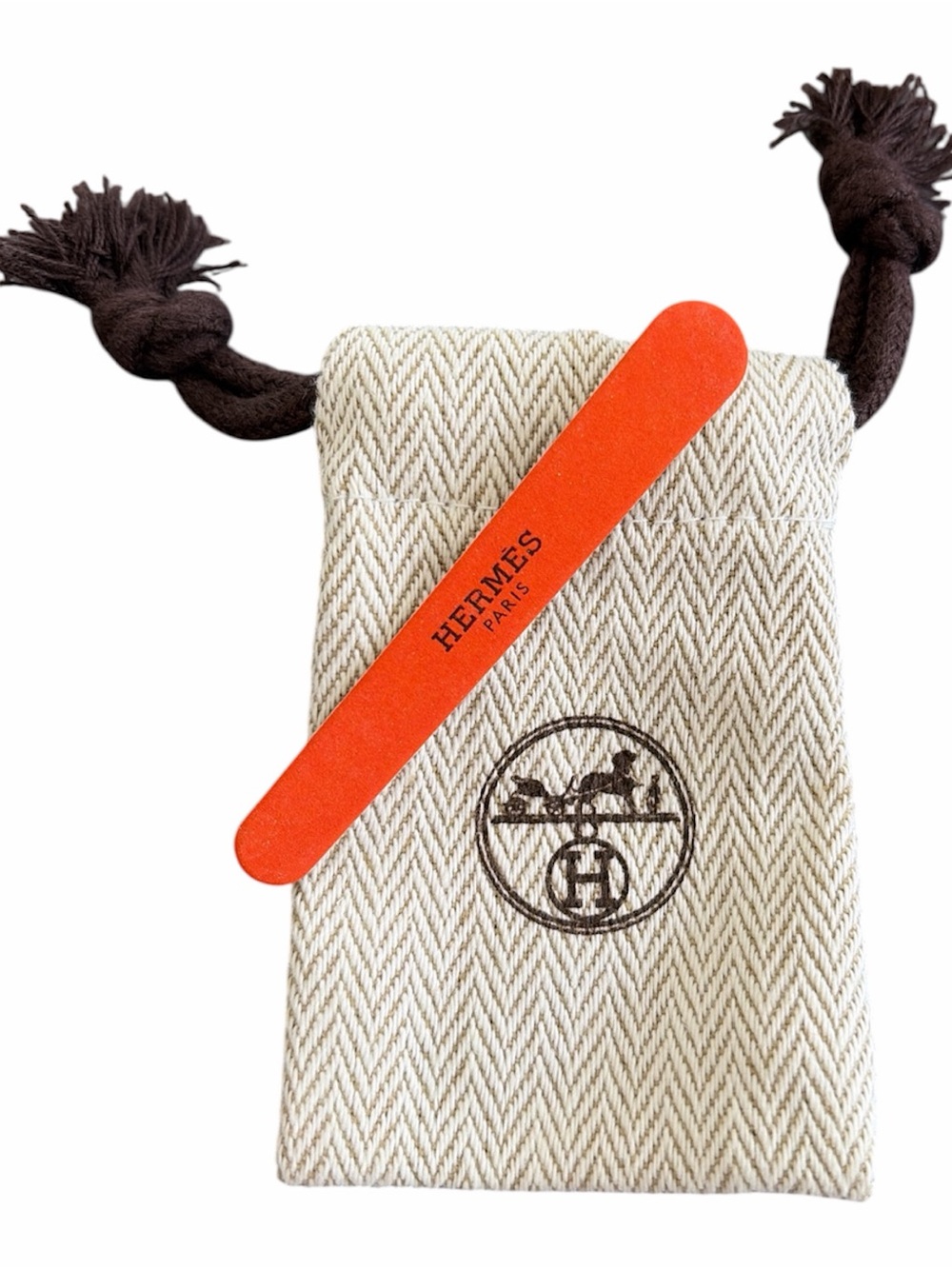 Hermes Mini Nail File with dust bag